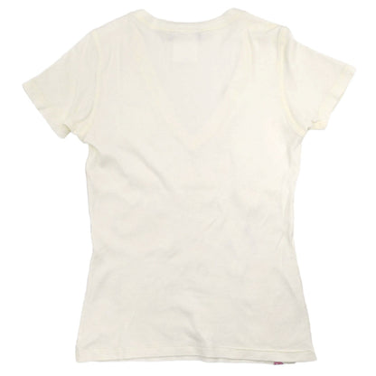 Christian Dior 2005 Print T-shirt Floral Ivory #36