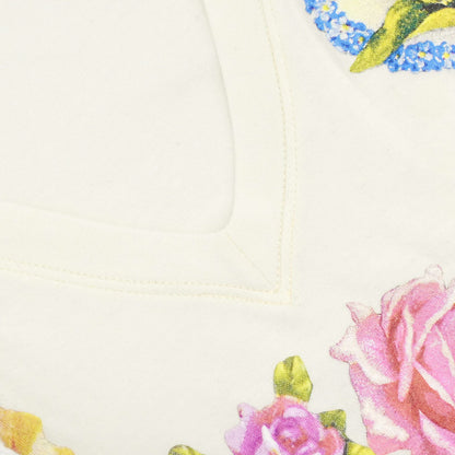 Christian Dior 2005 Print T-shirt Floral Ivory #36