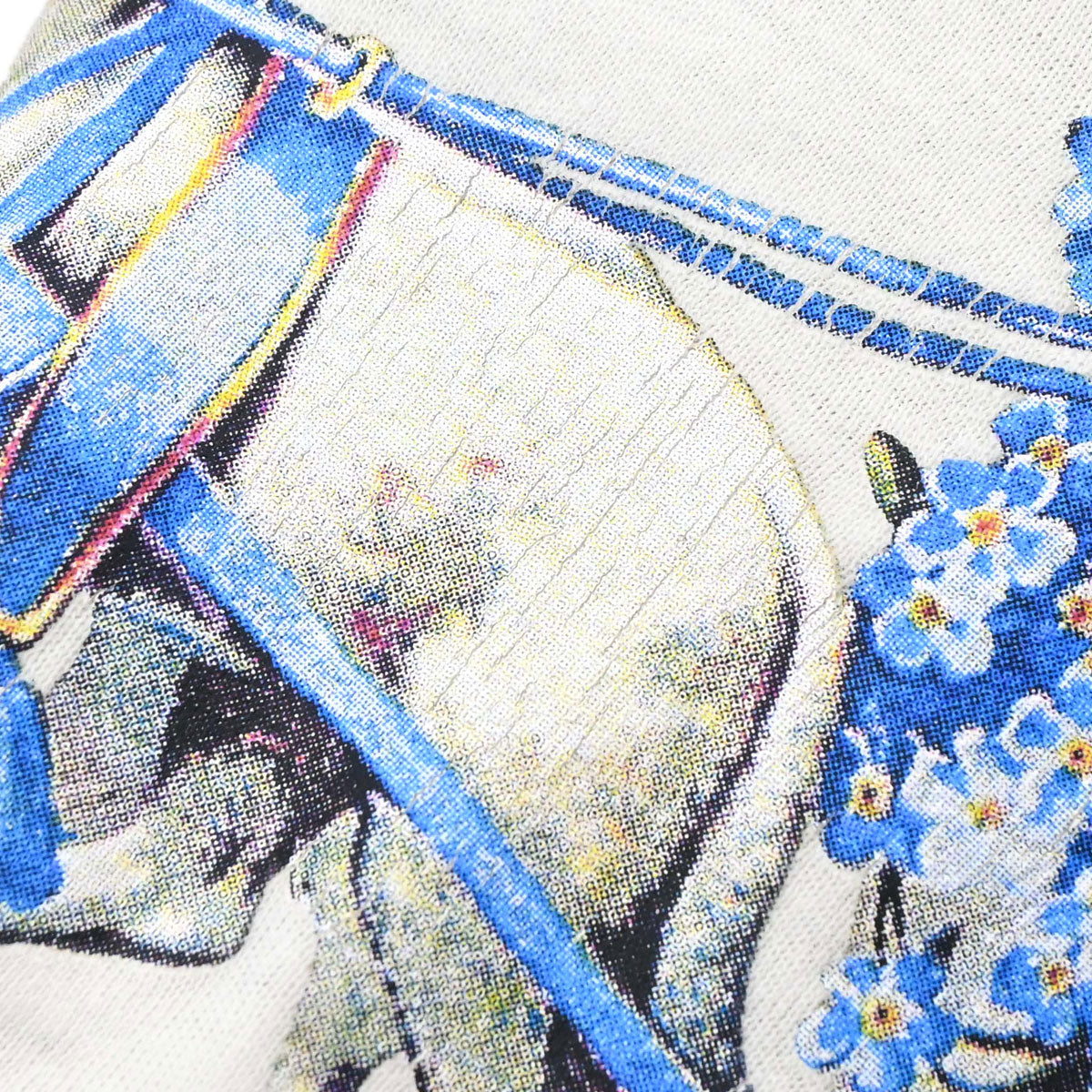 Christian Dior 2005 Print T-shirt Floral Ivory #36