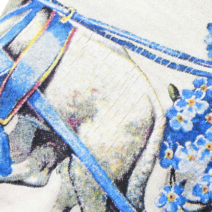 Christian Dior 2005 Print T-shirt Floral Ivory #36
