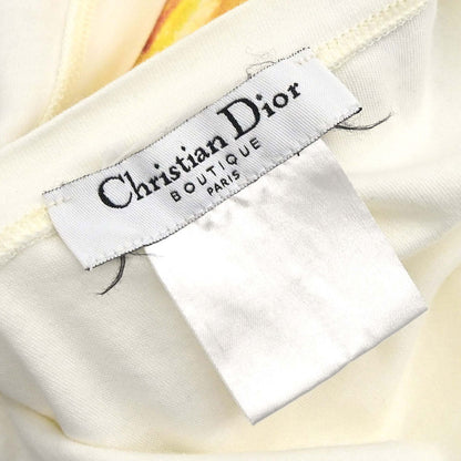 Christian Dior 2005 Print T-shirt Floral Ivory #36