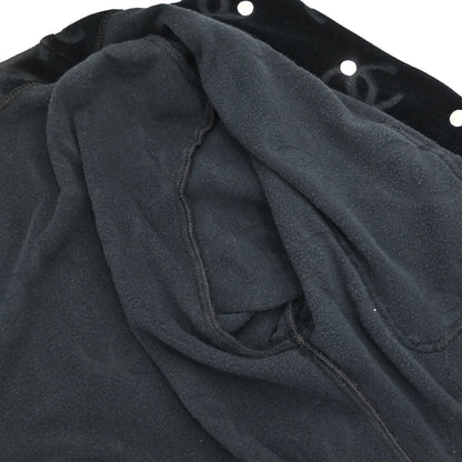 Chanel CC Velours Cardigan Black #36
