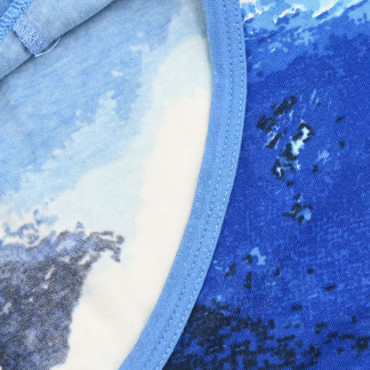 Chanel 2002 Surf Line Sleeveless Tank Top Blue #38