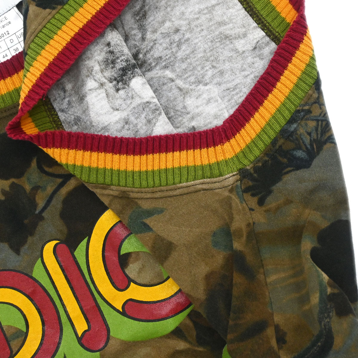 Christian Dior 2005 Dior Love Tank Top Khaki Rasta-Color #40