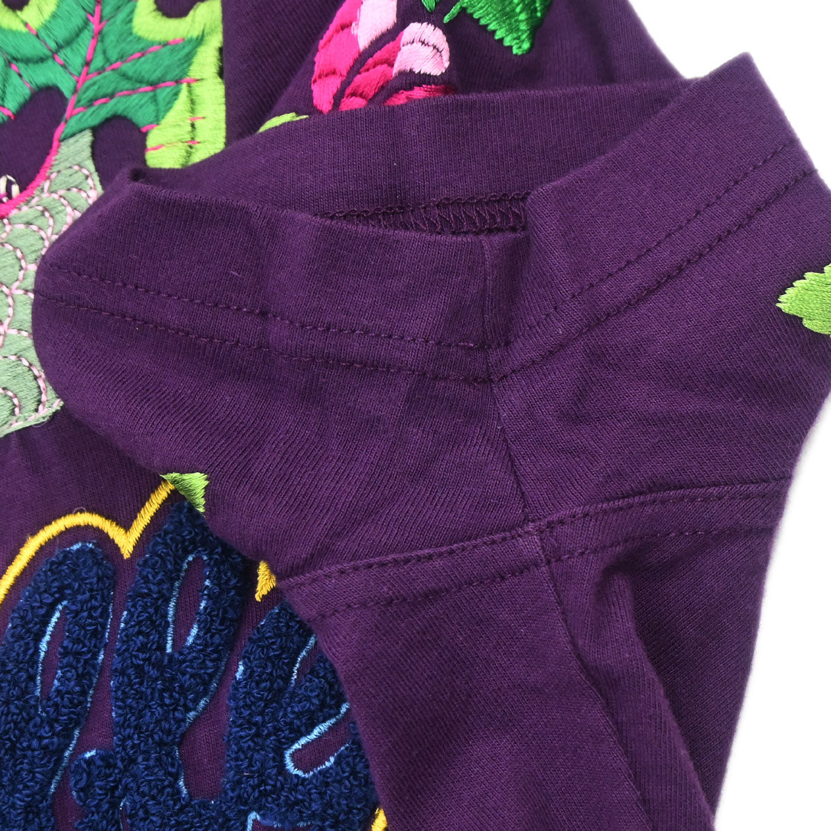 Christian Dior 2003 Top Adiorable 69 T-shirt Embroidery Purple #38