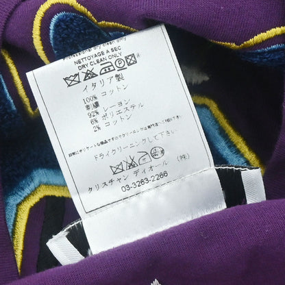 Christian Dior 2003 Top Adiorable 69 T-shirt Embroidery Purple #38
