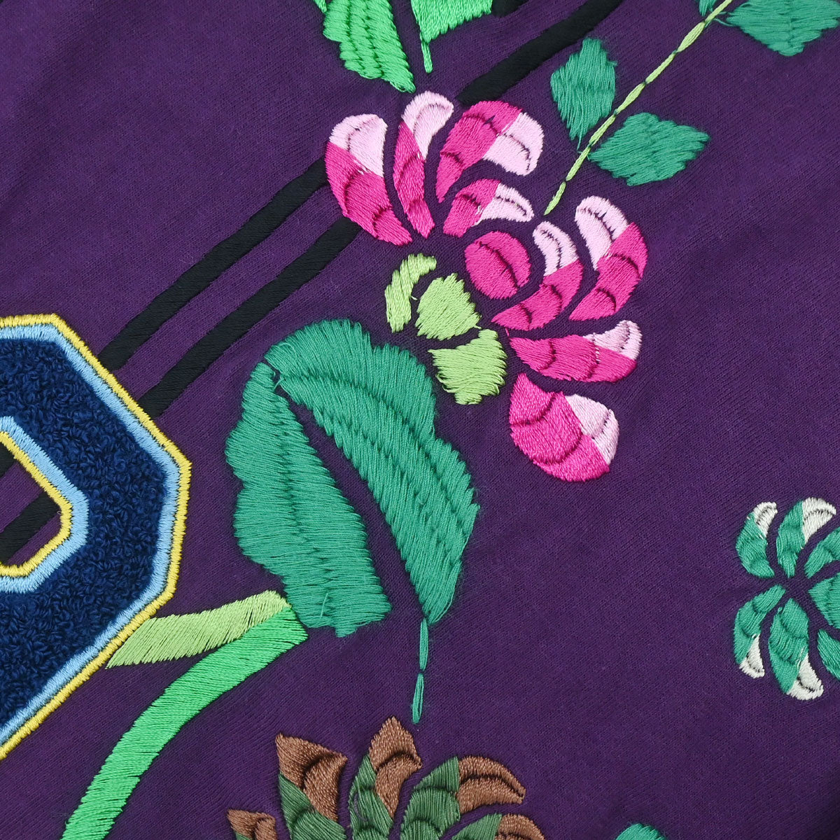 Christian Dior 2003 Top Adiorable 69 T-shirt Embroidery Purple #38