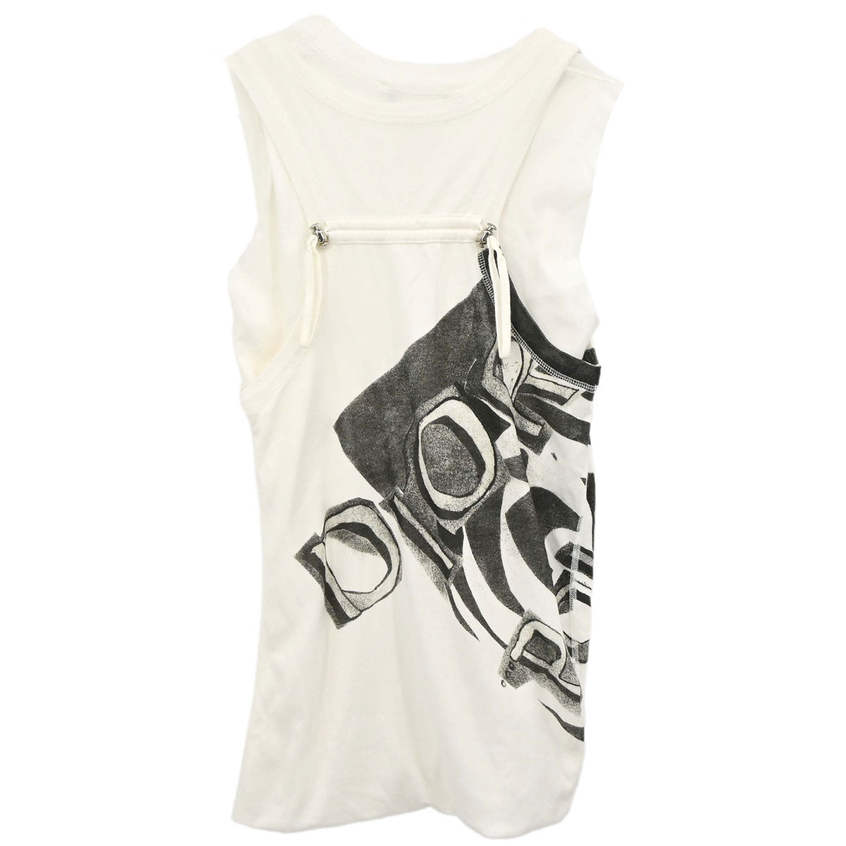 Christian Dior 2004 Layered Look Tank Top White #36