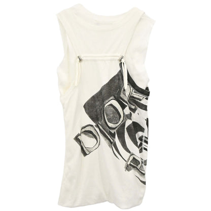 Christian Dior 2004 Layered Look Tank Top White #36