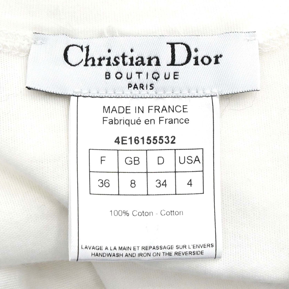 Christian Dior 2004 Layered Look Tank Top White #36