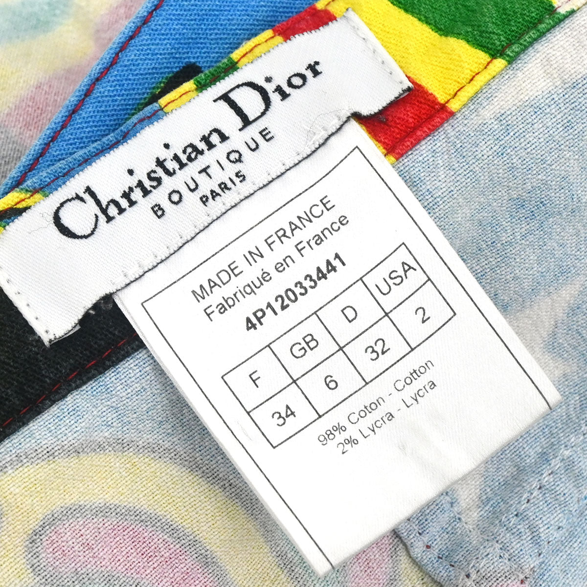 Christian Dior 2004 Dior Mania Skirt Yellow #34