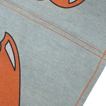 Christian Dior 2004 Skirt Denim Ice Cream Glitter Light Blue #38
