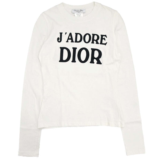 Christian Dior 2001 Long Sleeve T-shirt White #38