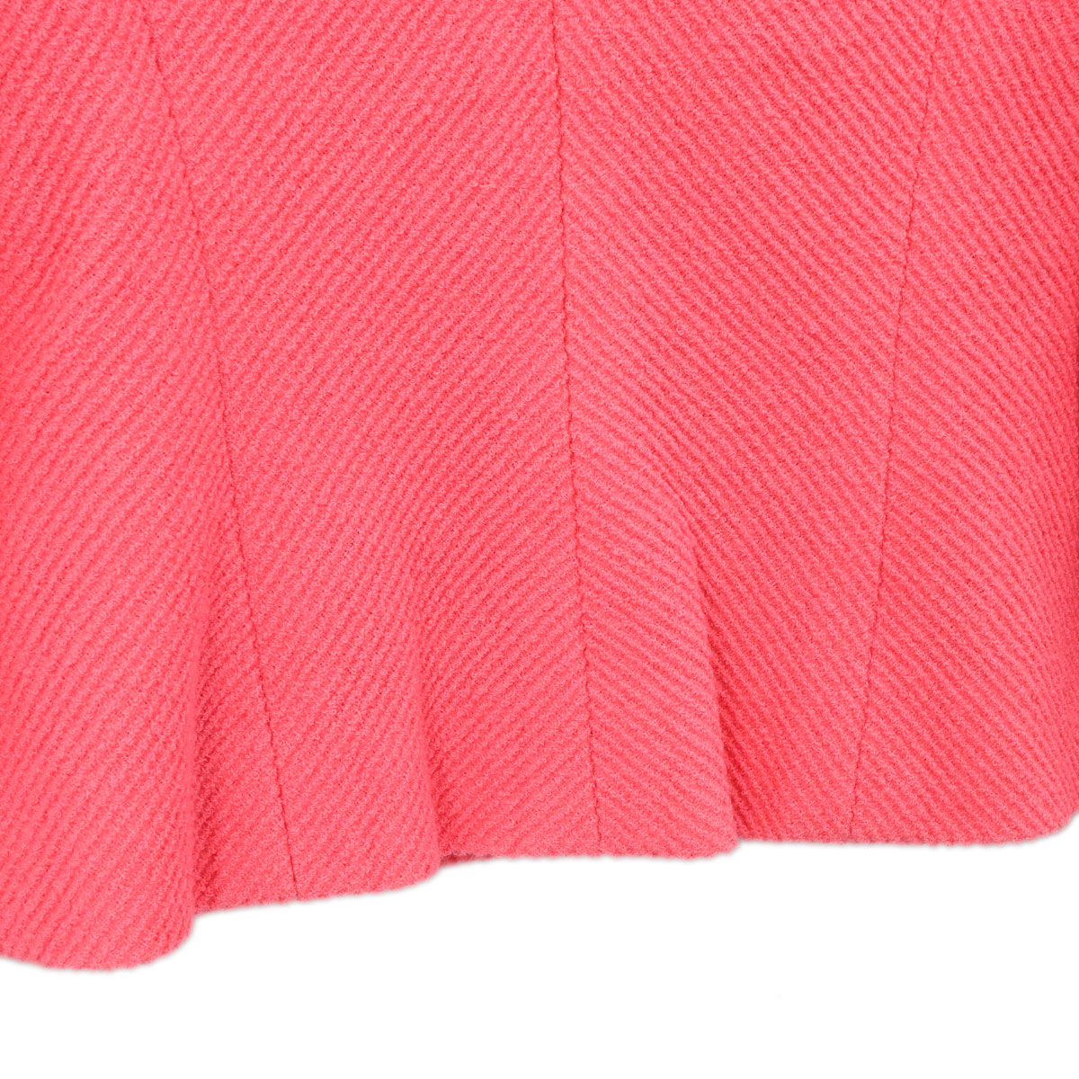 Chanel 1995 Single Breasted Collarless Tweed Jacket Pink #38