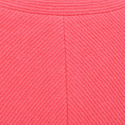 Chanel 1995 Single Breasted Collarless Tweed Jacket Pink #38