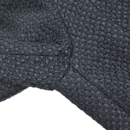 Chanel 2006 Collarless Tweed Jacket Black #34