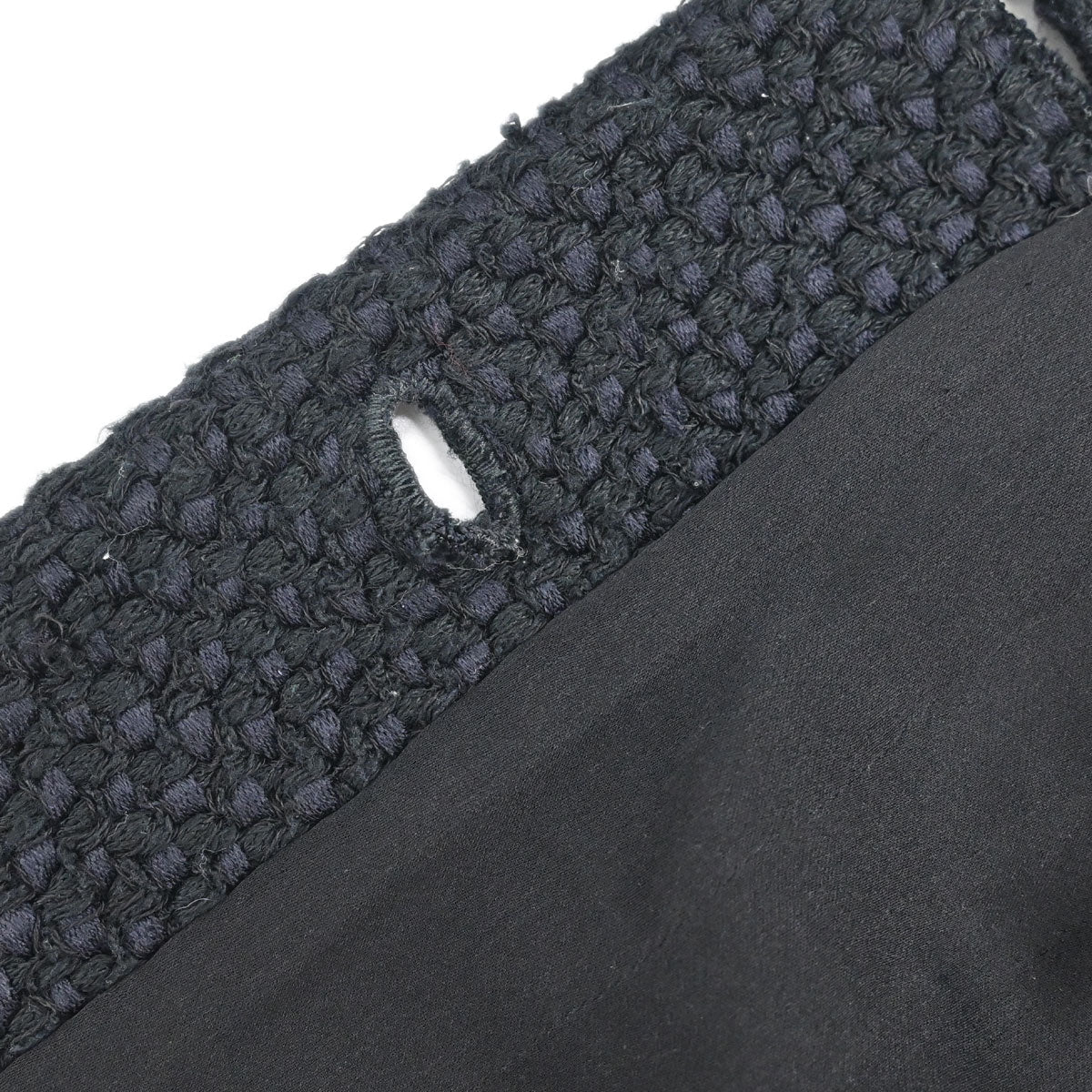 Chanel 2006 Collarless Tweed Jacket Black #34