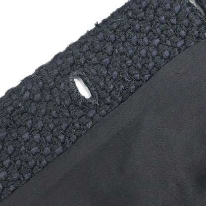 Chanel 2006 Collarless Tweed Jacket Black #34