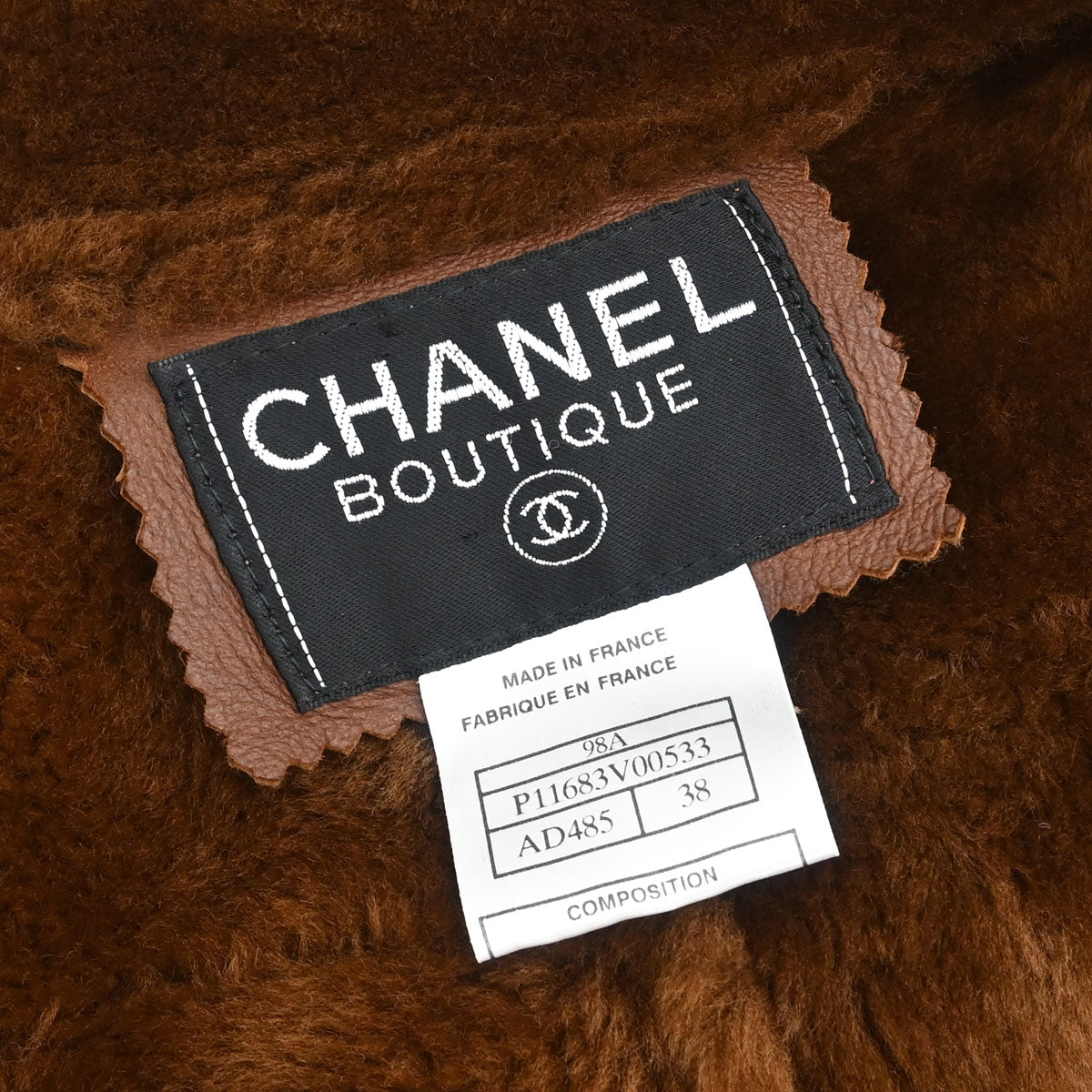 Chanel 1998 Coat Brown #38