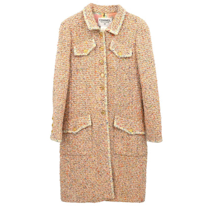 Chanel 1997 Tweed Coat Pink #36