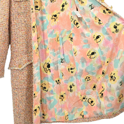 Chanel 1997 Tweed Coat Pink #36