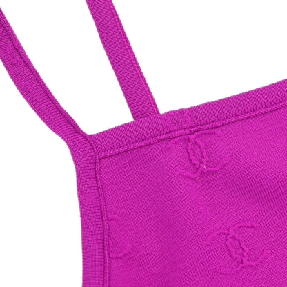 Chanel 1997 Swimwear Swimsuit Purple #38