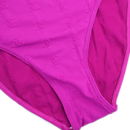 Chanel 1997 Swimwear Swimsuit Purple #38