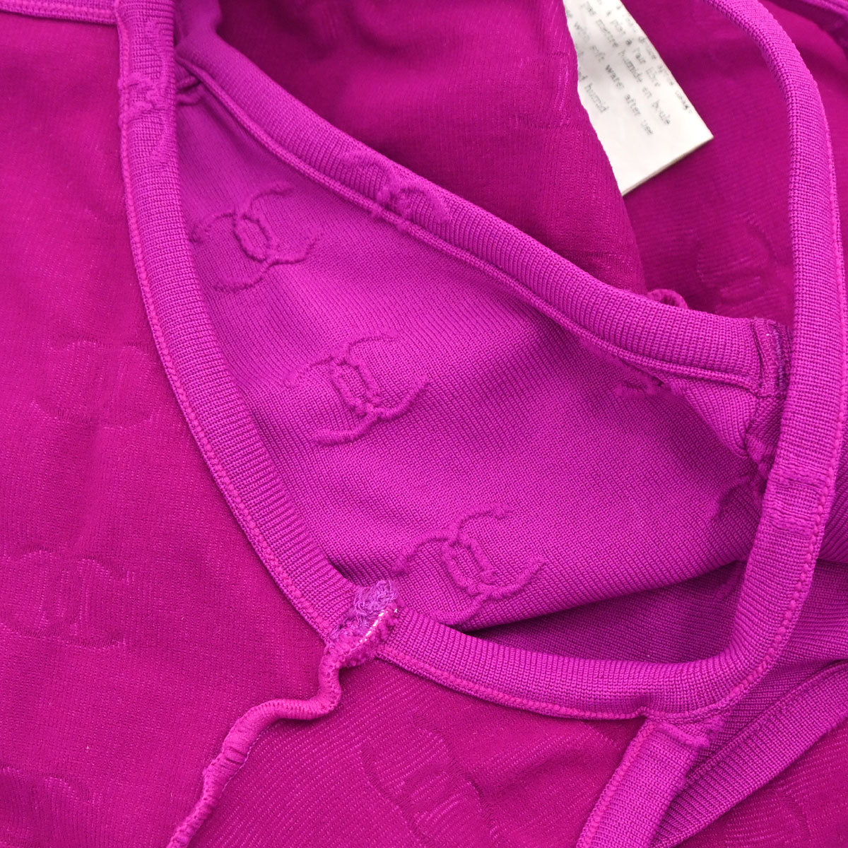 Chanel 1997 Swimwear Swimsuit Purple #38