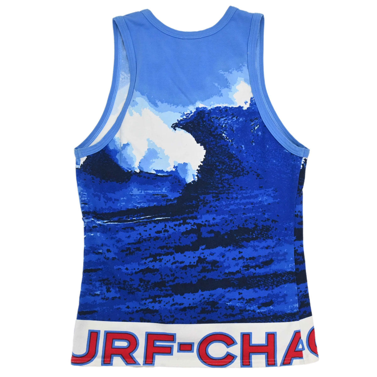 Chanel 2002 Surf Line Sleeveless Tank Top Blue #40