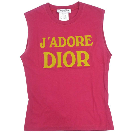 Christian Dior 2002 Sleeveless Tank Top Pink #38