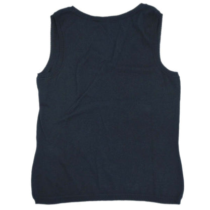 Christian Dior 2005 Sleeveless Tank Top Heart And Arrow Navy #38