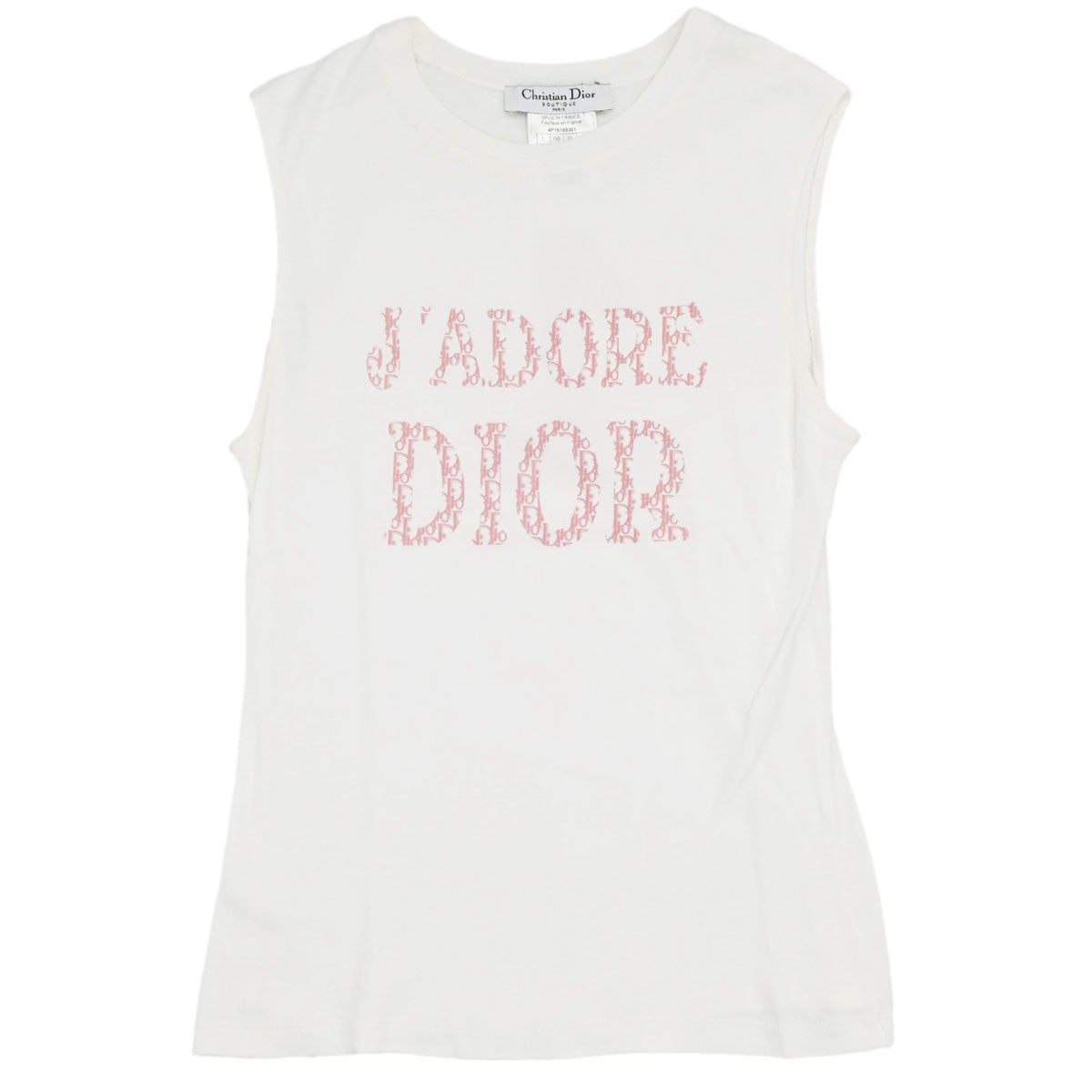 Christian Dior 2004 Tank Top Trotter White #38