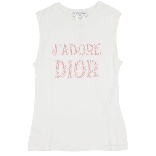 Christian Dior 2004 Tank Top Trotter White #38