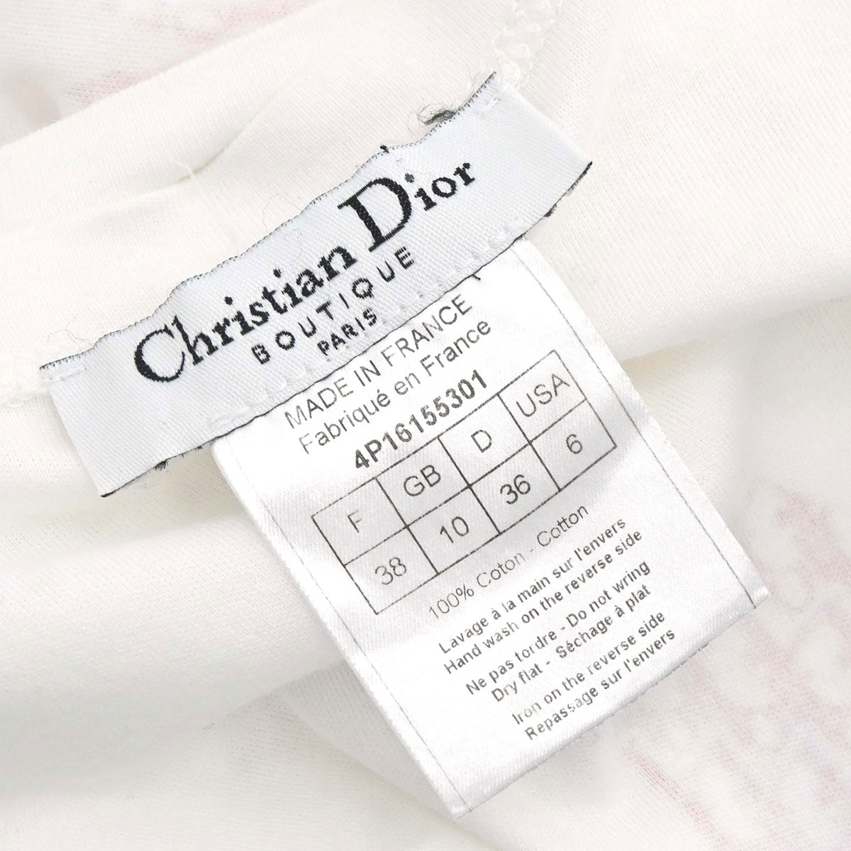 Christian Dior 2004 Tank Top Trotter White #38
