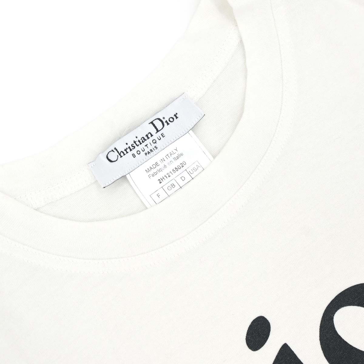Christian Dior 2002 Logo T-shirt White #38