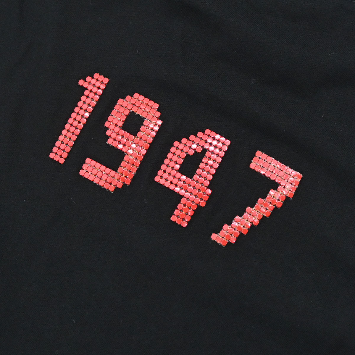 Christian Dior Logo Beaded T-shirt Black