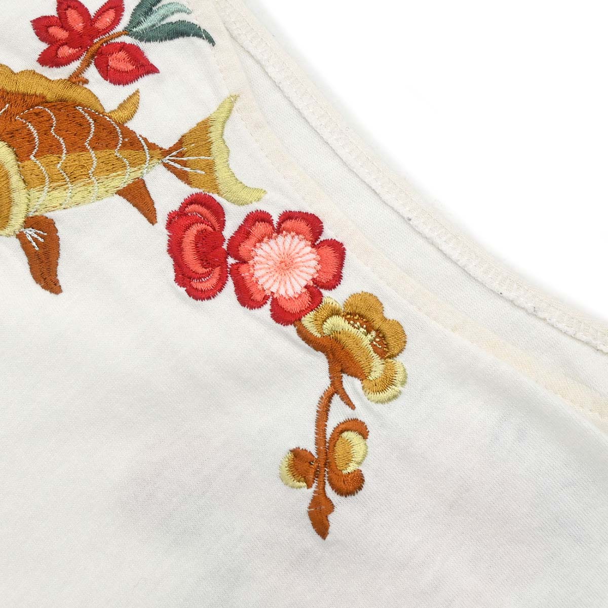 Christian Dior 2002 Sleeveless Tank Top Embroidery White #38