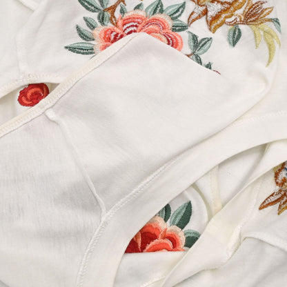 Christian Dior 2002 Sleeveless Tank Top Embroidery White #38
