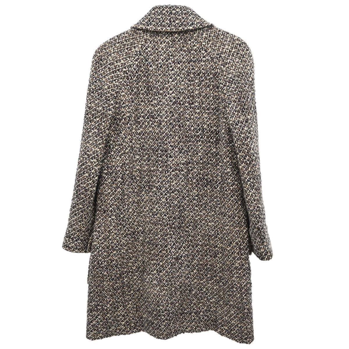 Chanel 2001 Tweed Coat Brown #36