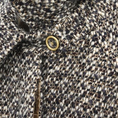 Chanel 2001 Tweed Coat Brown #36