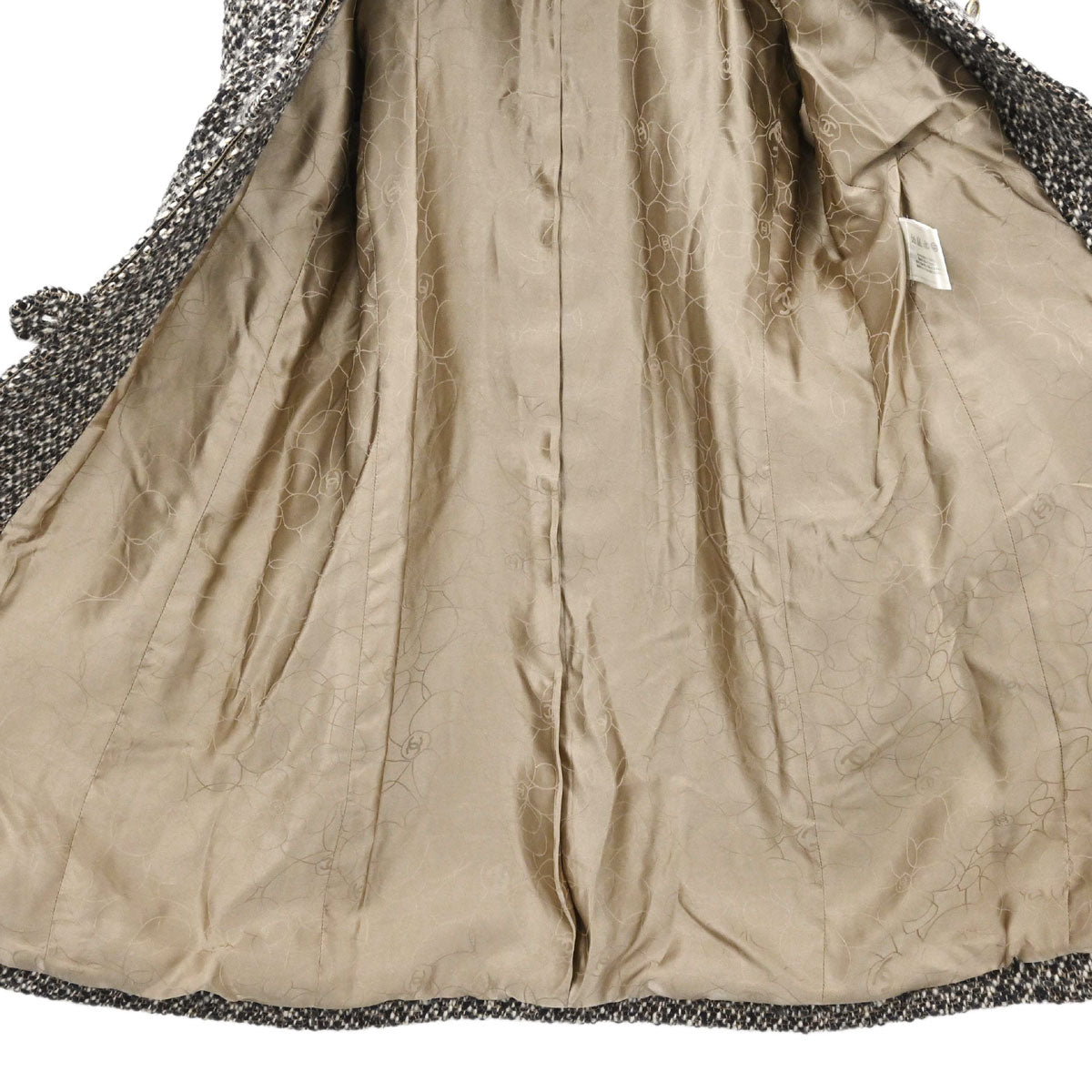 Chanel 2001 Tweed Coat Brown #36