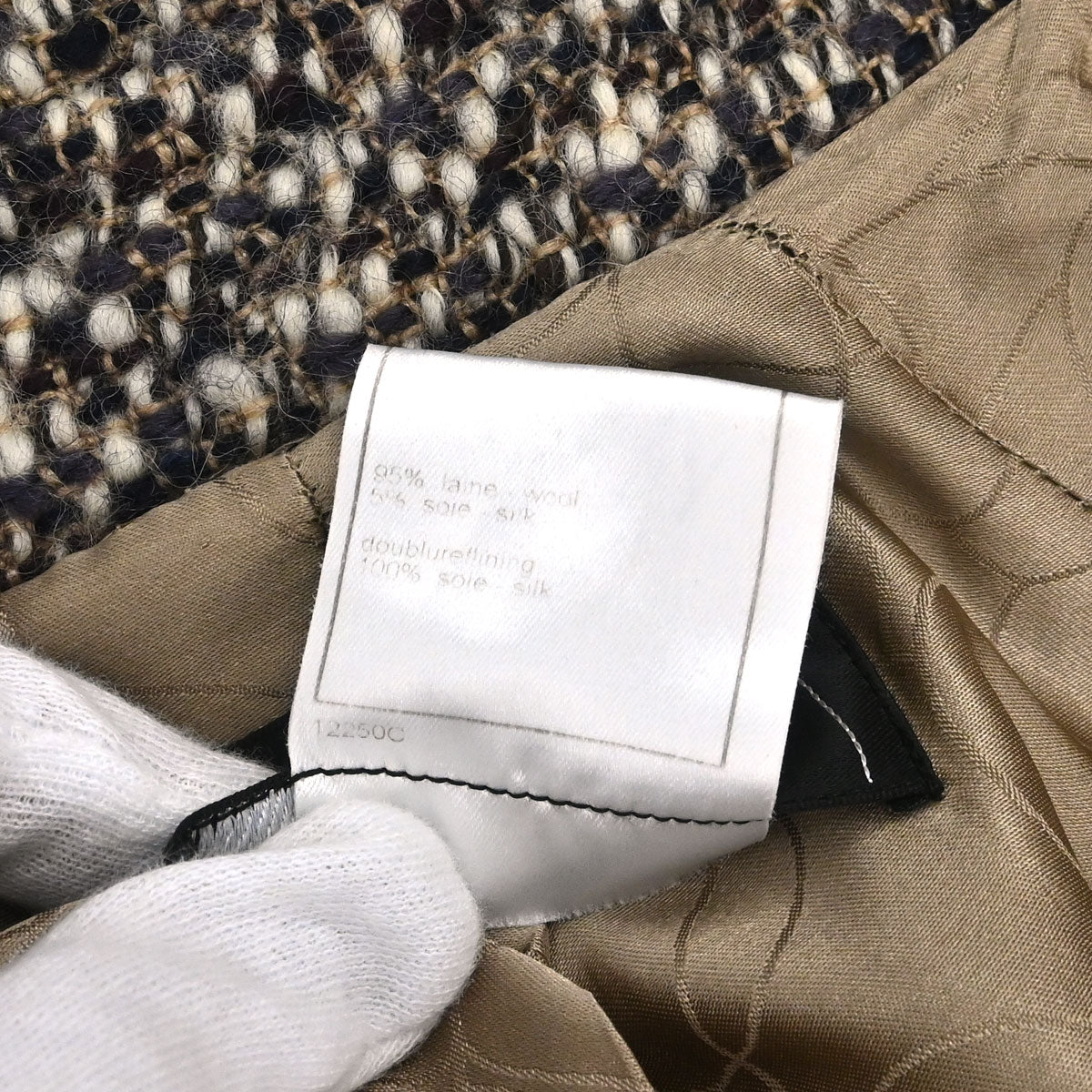 Chanel 2001 Tweed Coat Brown #36