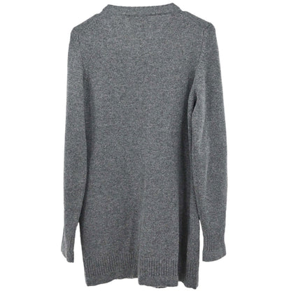 Chanel 2010 Cardigan Turnlock Button Gray #38