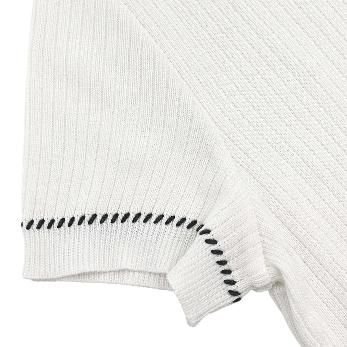 Chanel 1996 Short Sleeve Top White #38