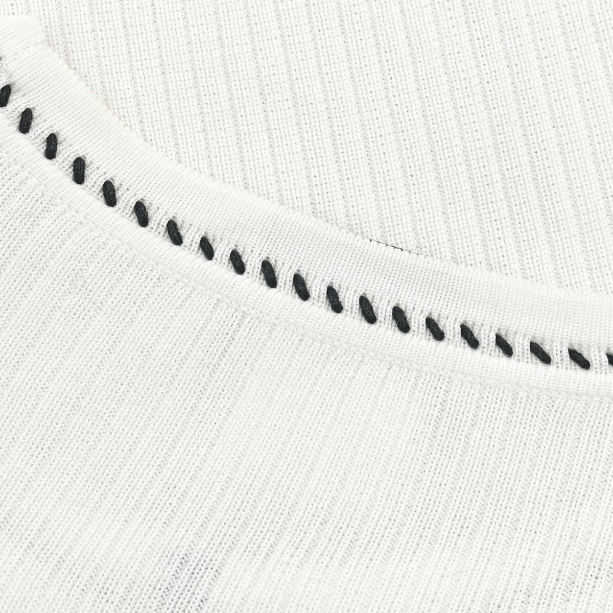 Chanel 1996 Short Sleeve Top White #38