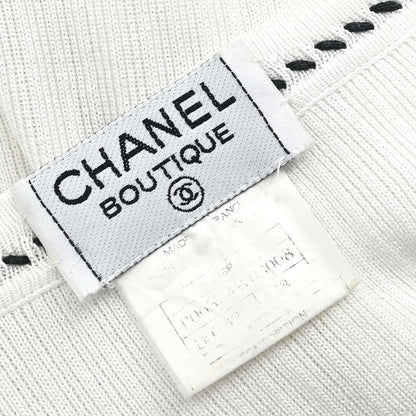 Chanel 1996 Short Sleeve Top White #38
