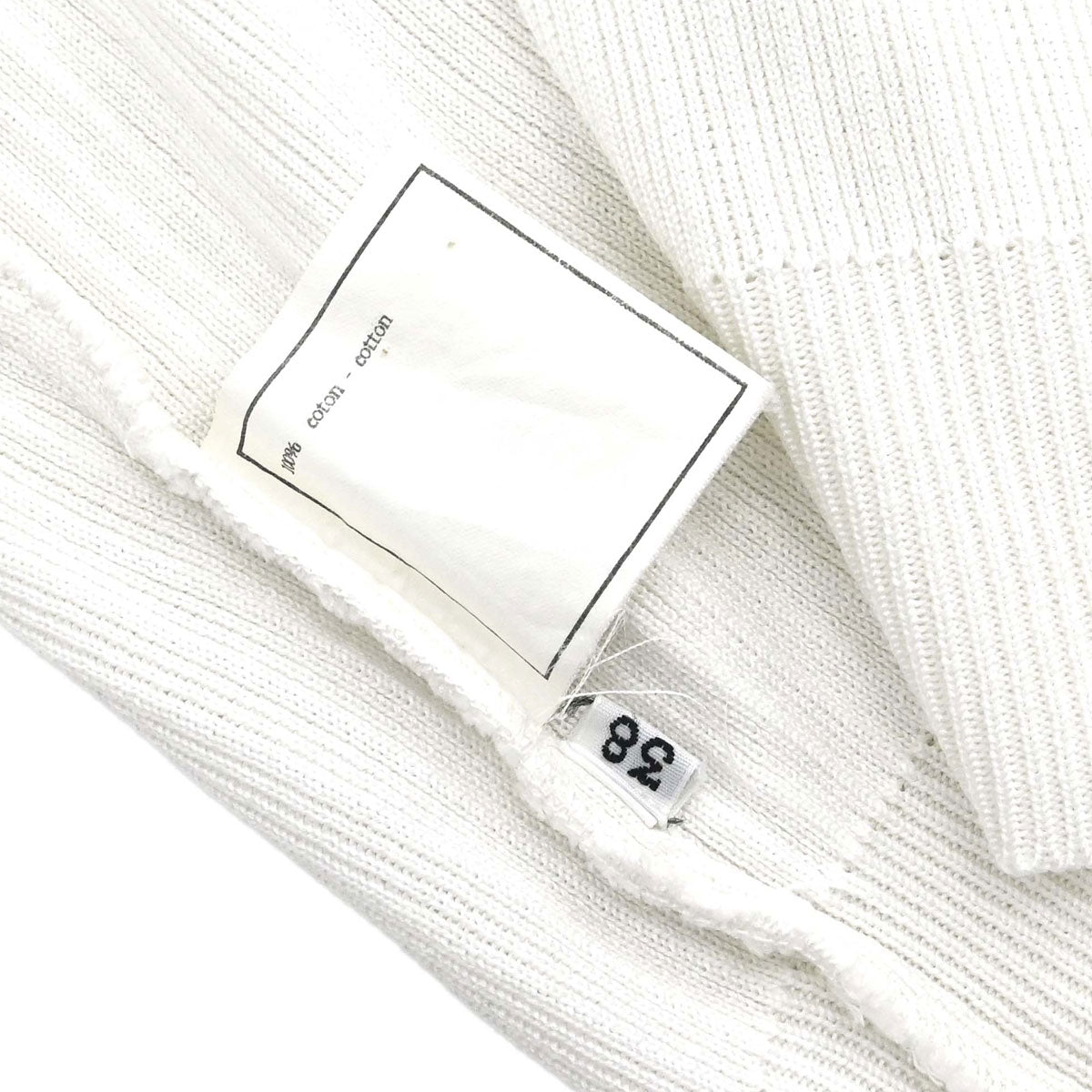 Chanel 1996 Short Sleeve Top White #38