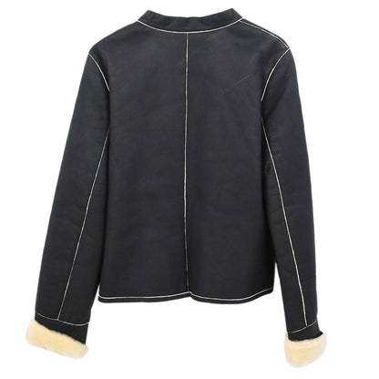 Chanel 2004 Zip Up Jacket Black #38