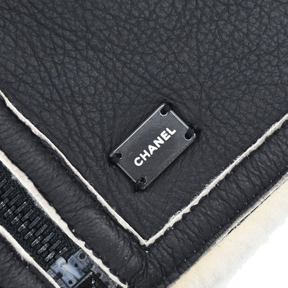 Chanel 2004 Zip Up Jacket Black #38