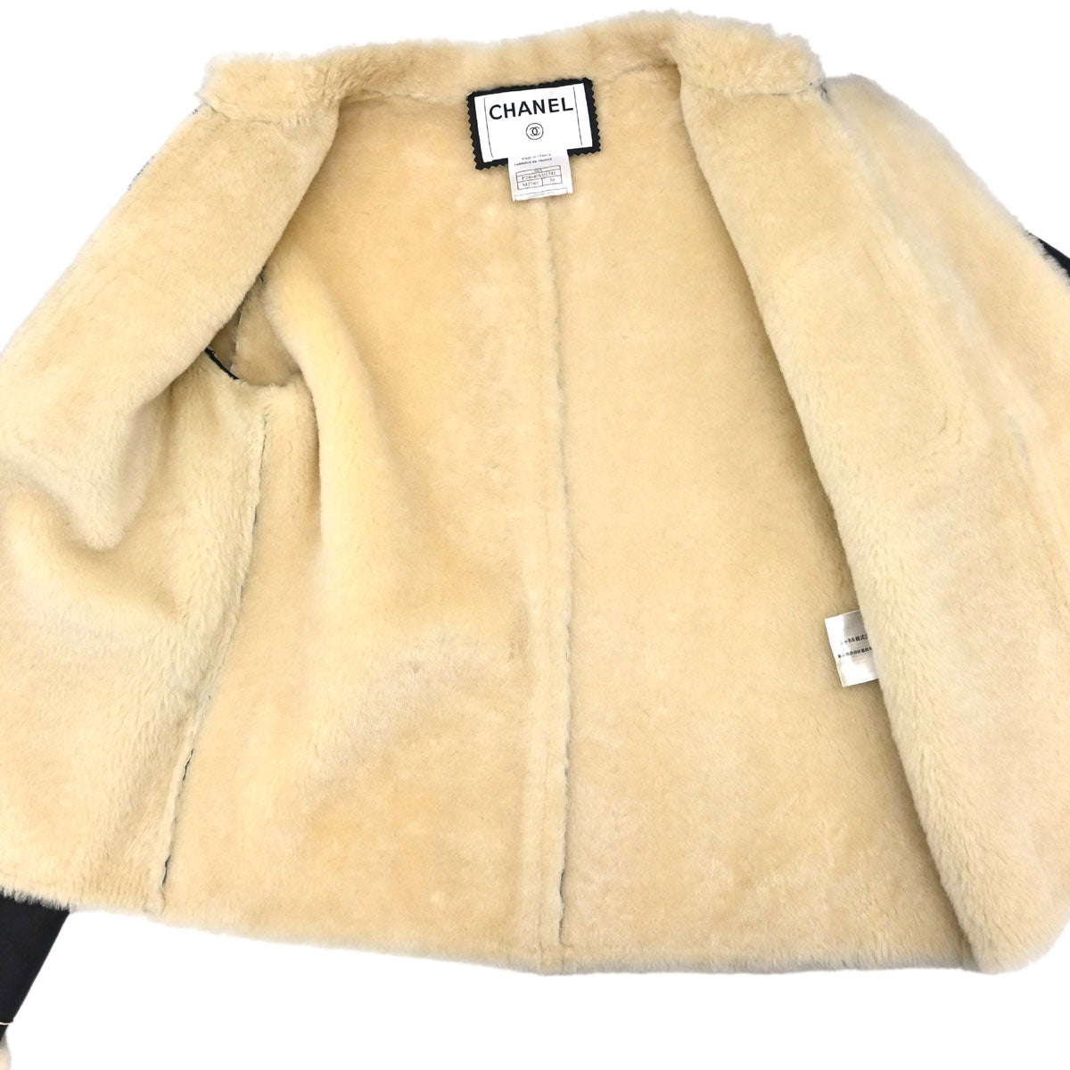 Chanel 2004 Zip Up Jacket Black #38